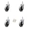 Service Caster Rubbermaid Cart Caster Replacements - Series 4000, 3355-88, 3424-88, 4PK RUB-SCC-GR05S410-TPRS-716138-X701-4 - alternate 1